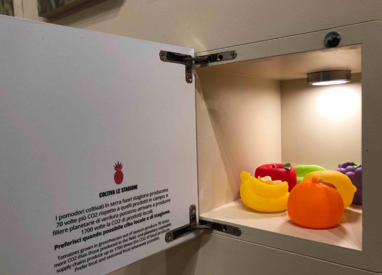 percorsi inclusivi museo di geografica, allestimento
