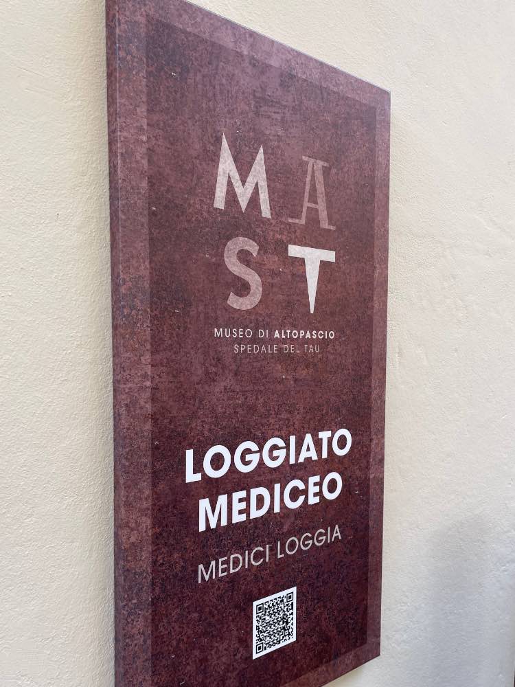 TARGA LOGGIATO MEDICEO Targa segnaletica